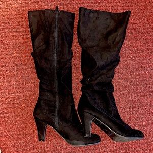 Matte Black Boot Heels